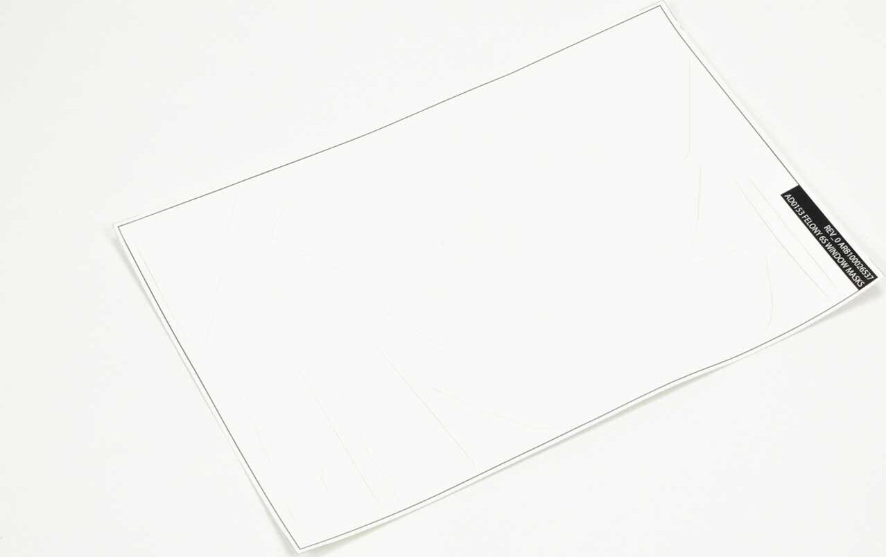 1/7 Clear Body, Trimmed: FELONY 6S BLX
